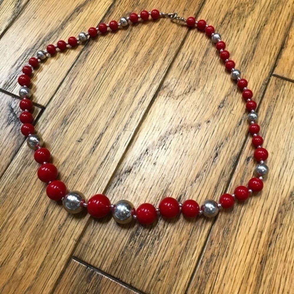 Red vintage necklace​